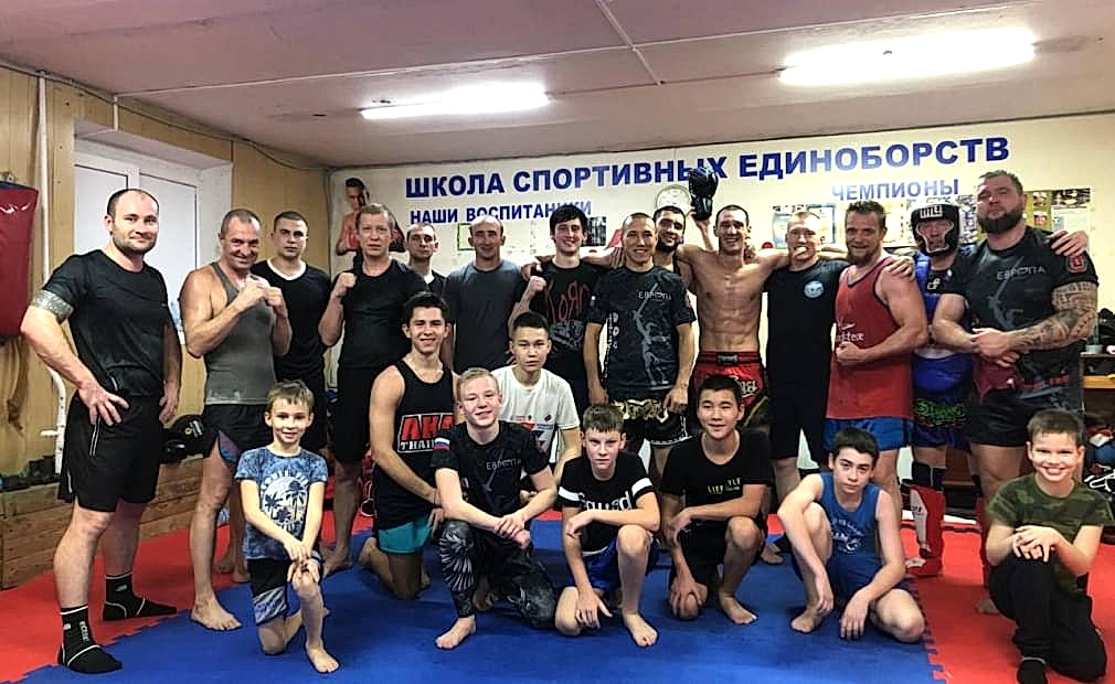 Тренировка по боксу